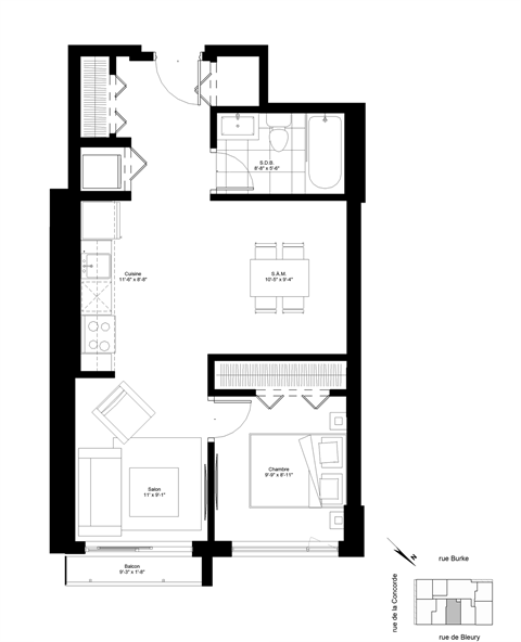 a black and white floor plan of a house